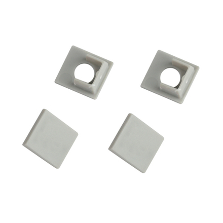 Набор заглушек ЭРА 5022-3 для профиля 5022, 4624, 5313 3313, 3213, 5313 2шт глухие 2шт с отверстием