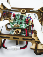 gkfescc XYQ-2 | деревянный дрон-конструктор DIY