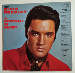 Винтажная виниловая пластинка LP Elvis Presley A Portrait In Music (Holland 1973)
