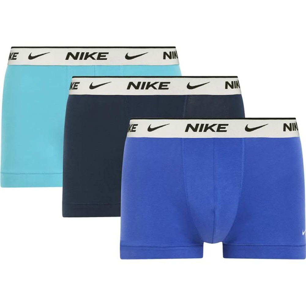 Мужские спортивные боксеры Nike Everyday Cotton Stretch Trunk 3P - разноцветный