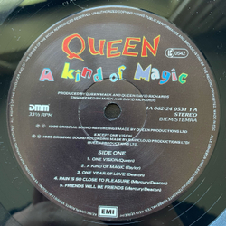 Винтажная виниловая пластинка LP Queen A Kind Of Magic (Нидерланды 1986)
