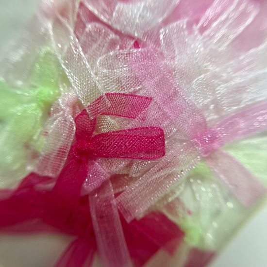 Объемный дизайн для ногтей Бантик текстиль №801904