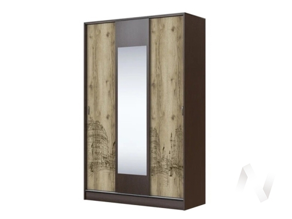 Шкаф-купе Детская Орион (венге/дуб делано)