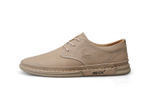 BECK Casual Leather Shoes Men"s Low top Sand/Khaki