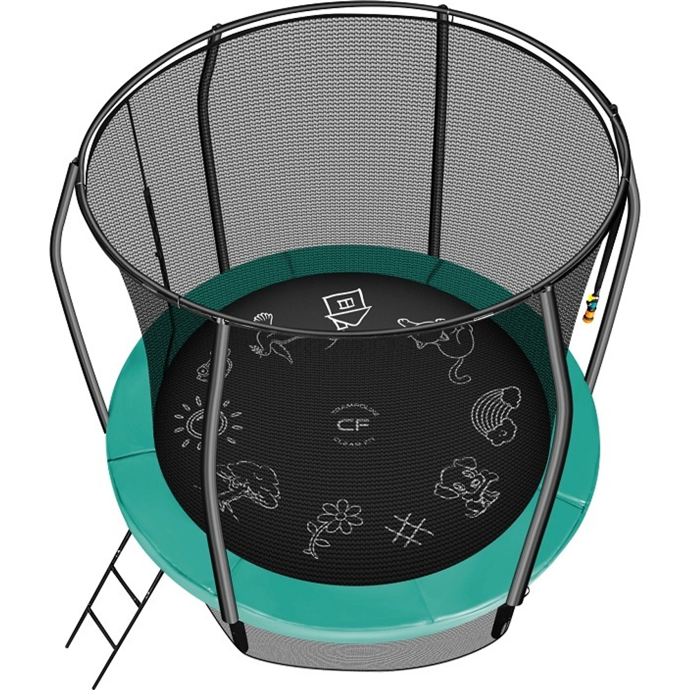 Батут clear fit familyhop 8ft
