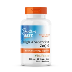 High Absorption CoQ10 with BioPerine 100 мг, 60 капсул Doctors Best