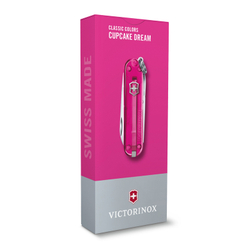 Нож-брелок Victorinox Classic SD Colors, 58 мм, 7 функций, "Cupcake Dream"