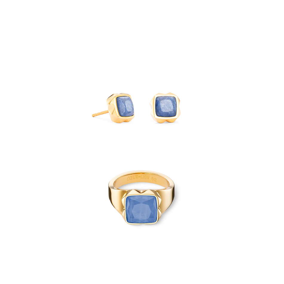 Кольцо Coeur de Lion Blue-Gold 1200/40-0716 52