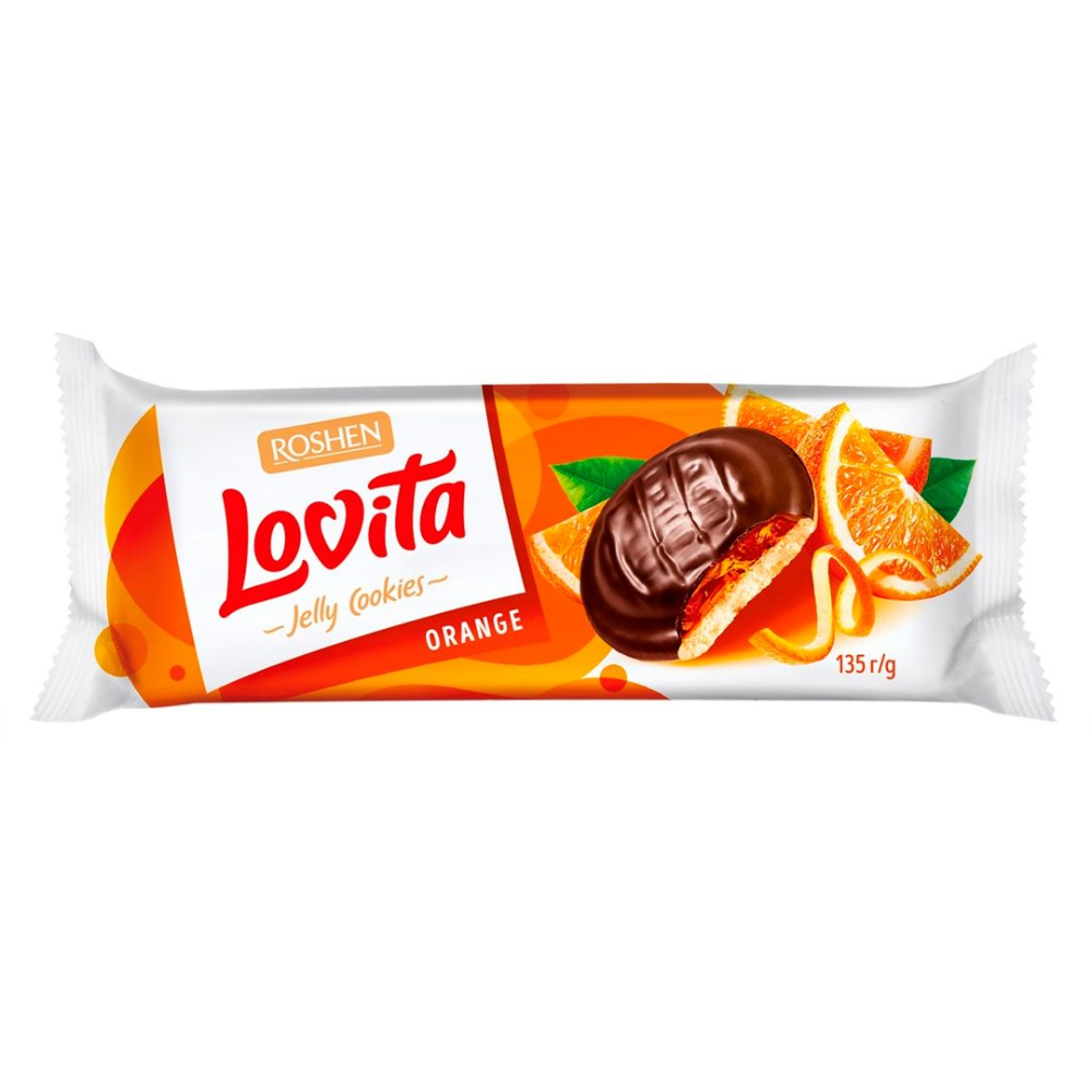 Печенье Lovita С апельсином Roshen 135 гр