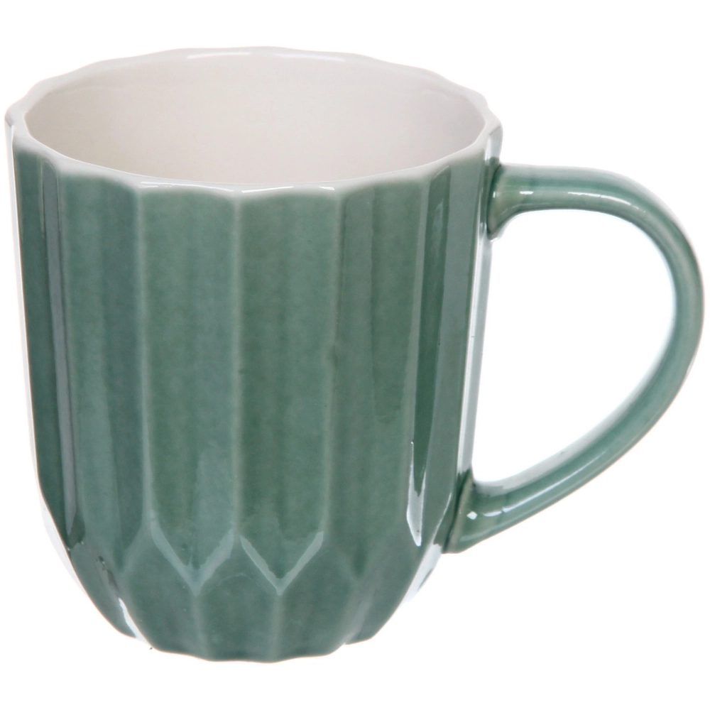 Кружка керамическая 360мл «Грани», микс цветов