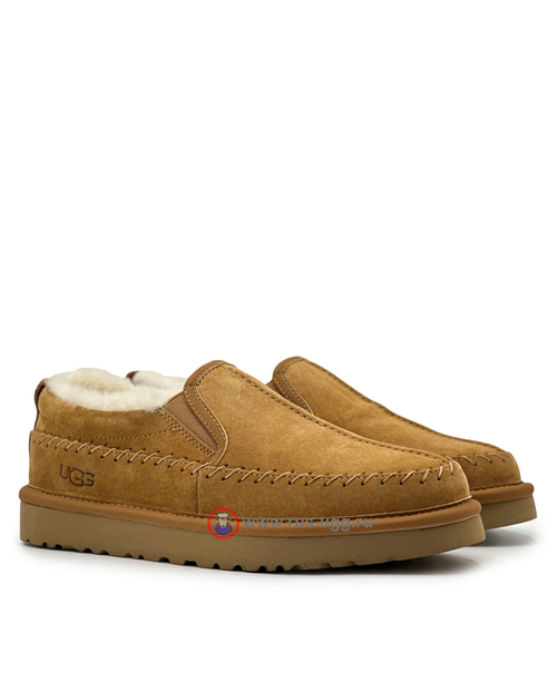 UGG STITCH SLIP on Chestnut