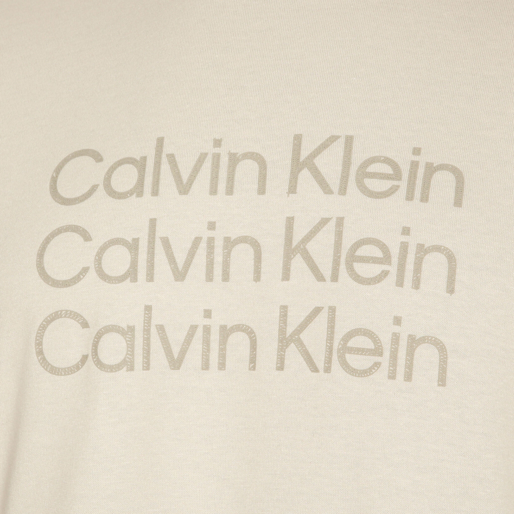 Мужское теннисное поло Calvin Klein T-Shirt Men - Beige