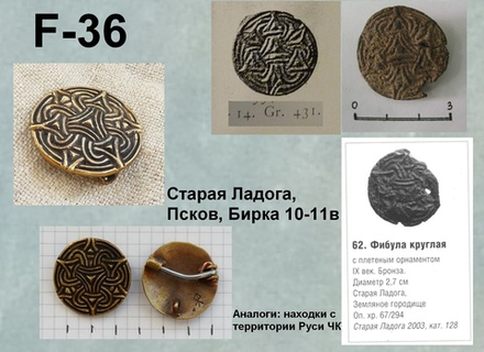 Фибула. Псков 10-11 в.