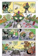 Комикс Plants Vs Zombies: Зомби в универе