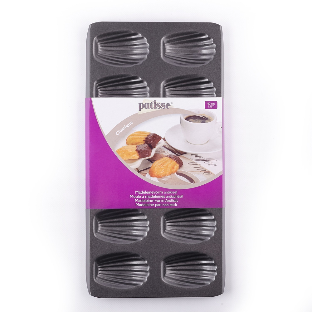 Форма для выпечки печенья "Мадлен" металлическая Patisse Classique 40х20х2 см