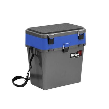 Ящик рыболовный зимний серый/синий (HS-IB-19-GB) Helios