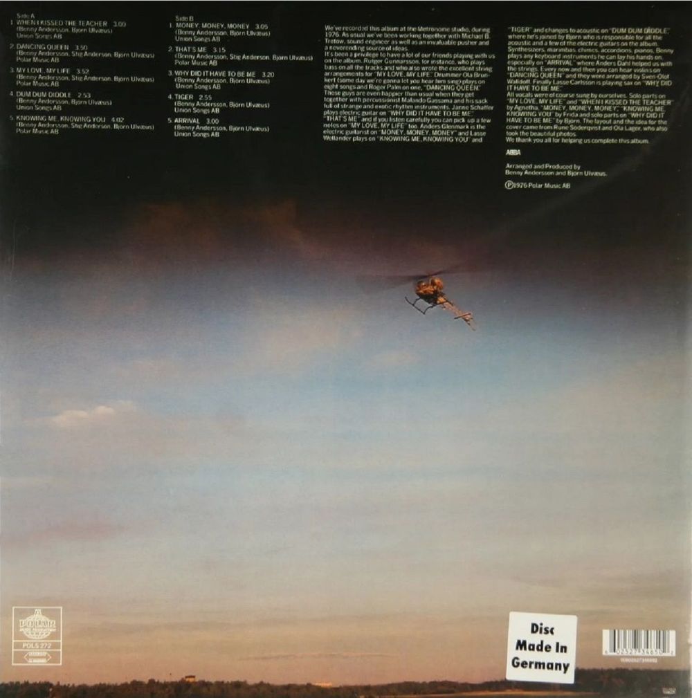 ABBA Arrival (LP). Новая запечатанная виниловая пластинка + ПОДАРОК