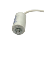 Пусковой конденсатор К78-98-В 5 мкФ+/-5% 450 цилиндрический, в пластиковом корпусе со шпилькой дна, с гибким кабельным выводом