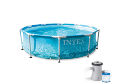 Каркасный бассейн Intex Beachside Metal Frame 305х76 см + фильтр-насос 1250 л/ч (28208)