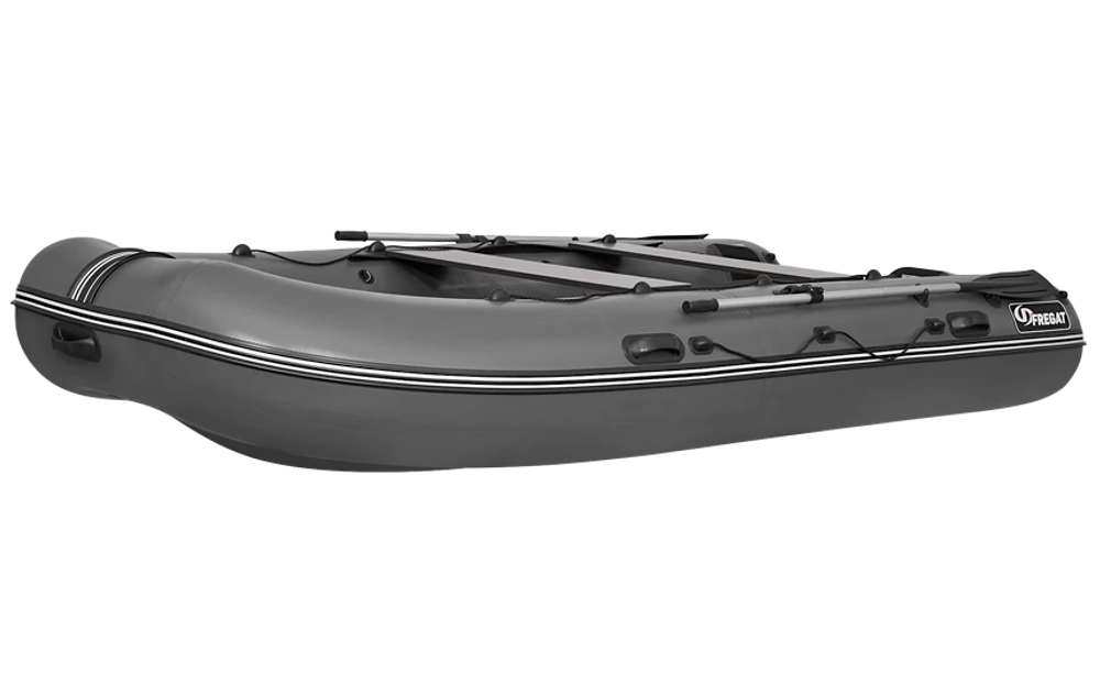Лодка ПВХ Фрегат 390С Лик-Трос Серая