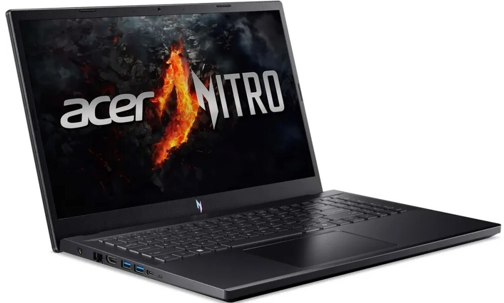 Ноутбук  Acer Nitro V 15 ANV15-41-R0Y0 15.6 ", Ryzen 5, 16 Гб RAM, 512 Гб SSD, GeForce RTX 2050, Черный