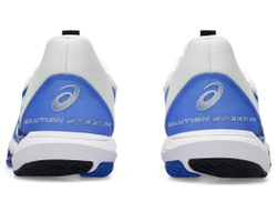Теннисные кроссовки Asics Solution Speed FF 3 Clay - white/tuna blue - White Blue
