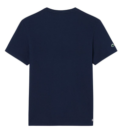 Теннисная футболка Lacoste Tennis x Daniil Medvedev - navy blue