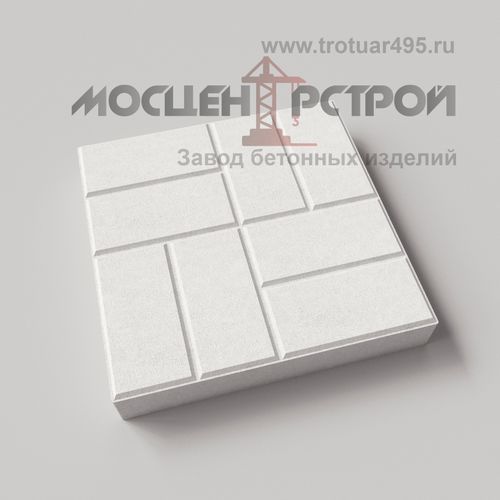 Тротуарная плитка 8 кирпичей 500х500х80