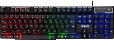 Клавиатура проводная Defender Mayhem GK-360DL RU,RGB подсветка,19 Anti-Ghost