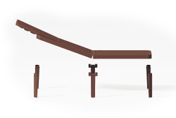 Шезлонг Tweet compact, коричневый