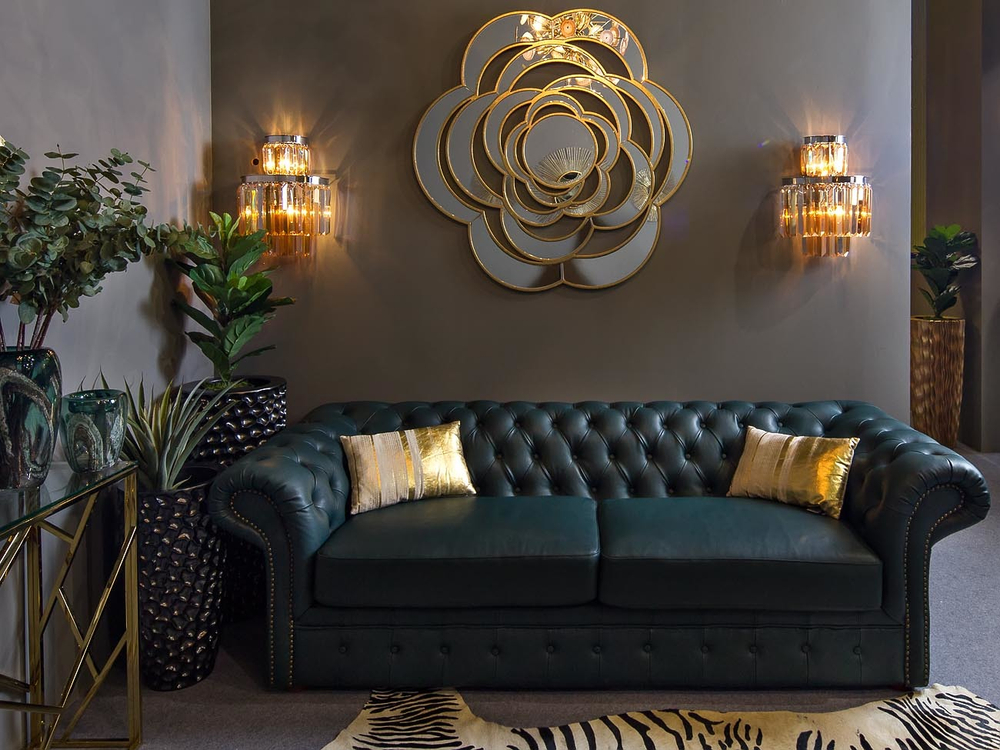 Кашпо 33х33х69см Garda Decor ZS-C785BL-27