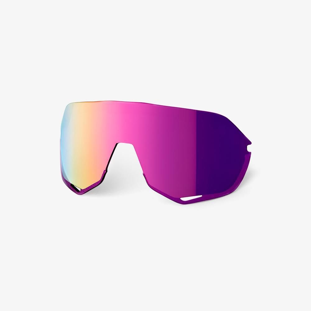 Очки спортивные 100% S2 Matte Washed Out Neon Yellow / Purple Multilayer Mirror Lens (61003-262-01)