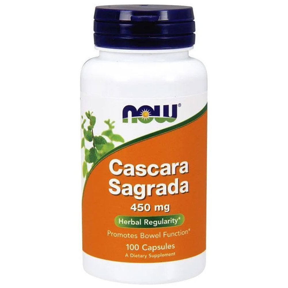 NOW Cascara Sagrada 450 мг. (100 капс.)