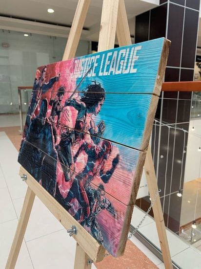 Картина на досках вселенная DC