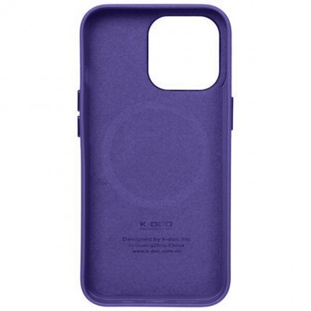 Накладка IPhone 14 Pro Magsafe K-Doo кожа purple