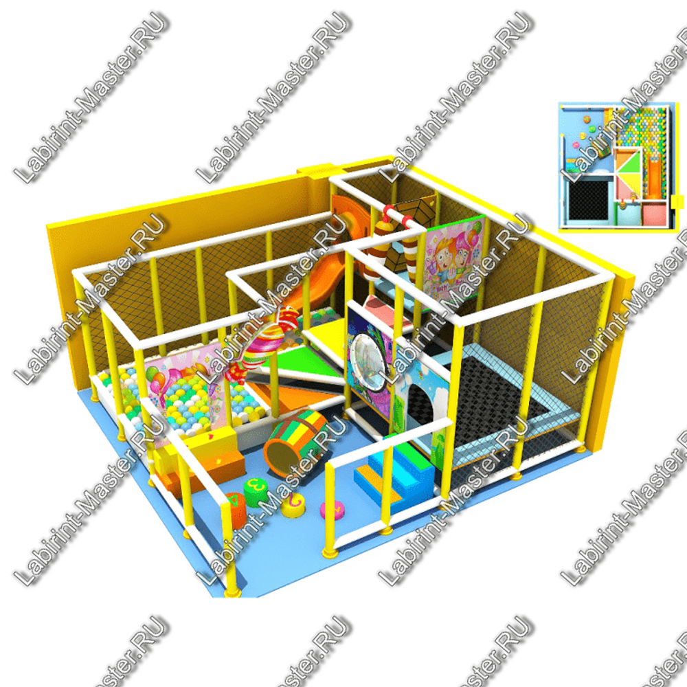 Детский игровой лабиринт "Паутина"