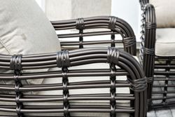 "Ницца" лаунж-зона из искусственного ротанга, цвет бронзовый