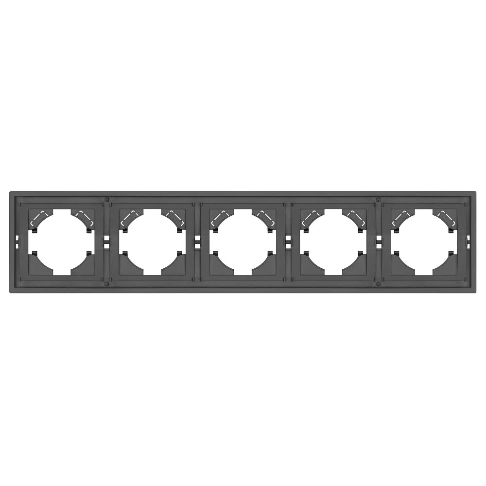 Рамка пластиковая FRM-TENDO-SFPL-5-GR (Arlight, Матовый графитовый) 054659
