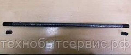 Ручка духовки прямая железная черная L-490mm (между отверст. 440mm)
