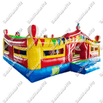 Детский надувной батут "Весёлые циркачи" 6*6*2,8 м