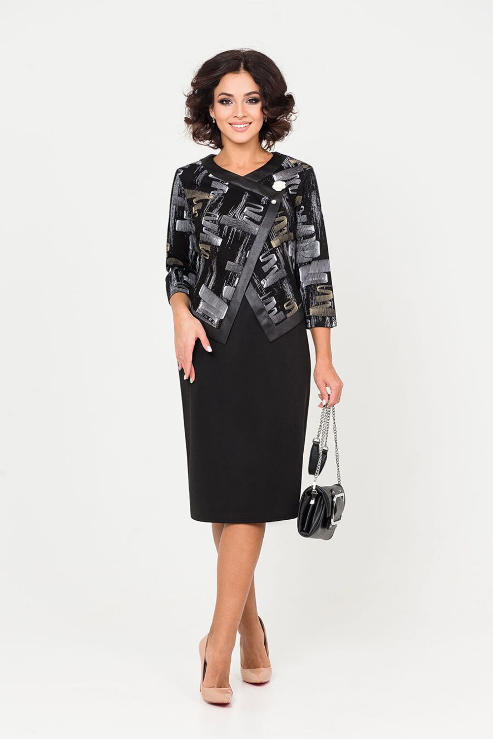 Платье Шерил 2 (48-56) Serenada ленты (Акция)