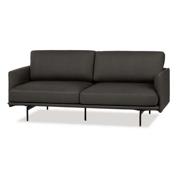 Двухместный диван Bebe 185 см, черный