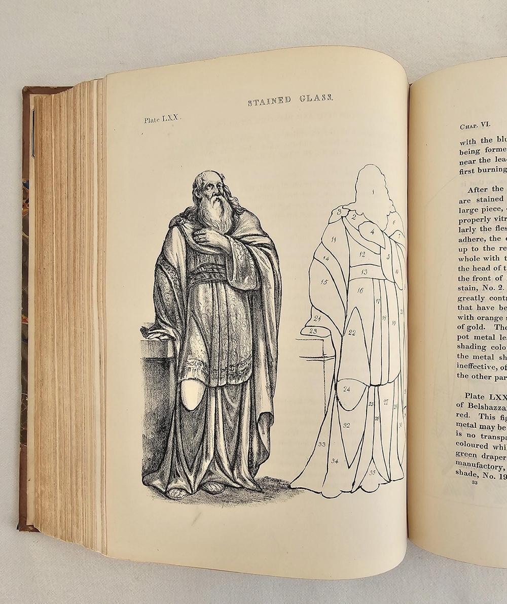 "The decorative painters and glaziers guide; containing the most approved methods of imitating oak, mahogany, maple, rose, cedar, coral, and every other kind of fancy wood". Whittock, N.. 1841г. - антикварная книга