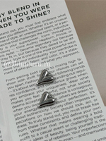 Подвеска "Сердце" серебристое 15х12мм