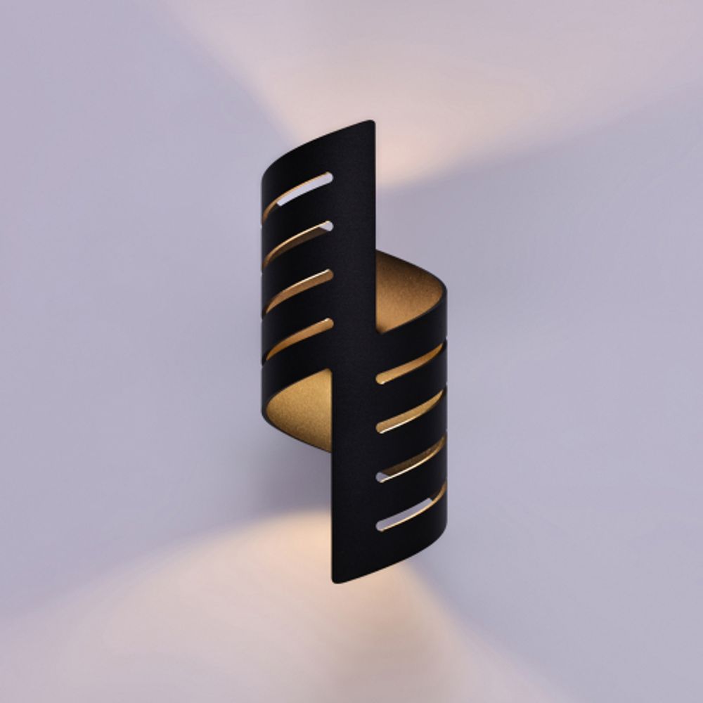 Светильник настенный ЭРА WL48 BK G9 IP20 черный