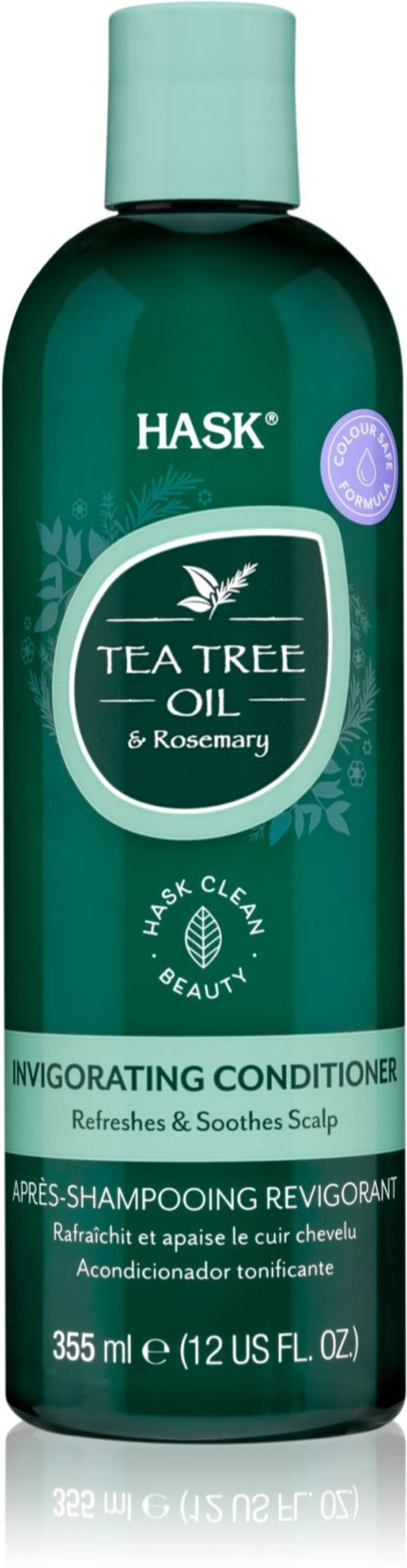 HASK Tea Tree Oil & Rosemary - освежающий кондиционер для сухой и зудящей кожи головы /   355  ml  / GTIN 071164301210