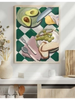 постер на кухню 50х70 см интерьерный