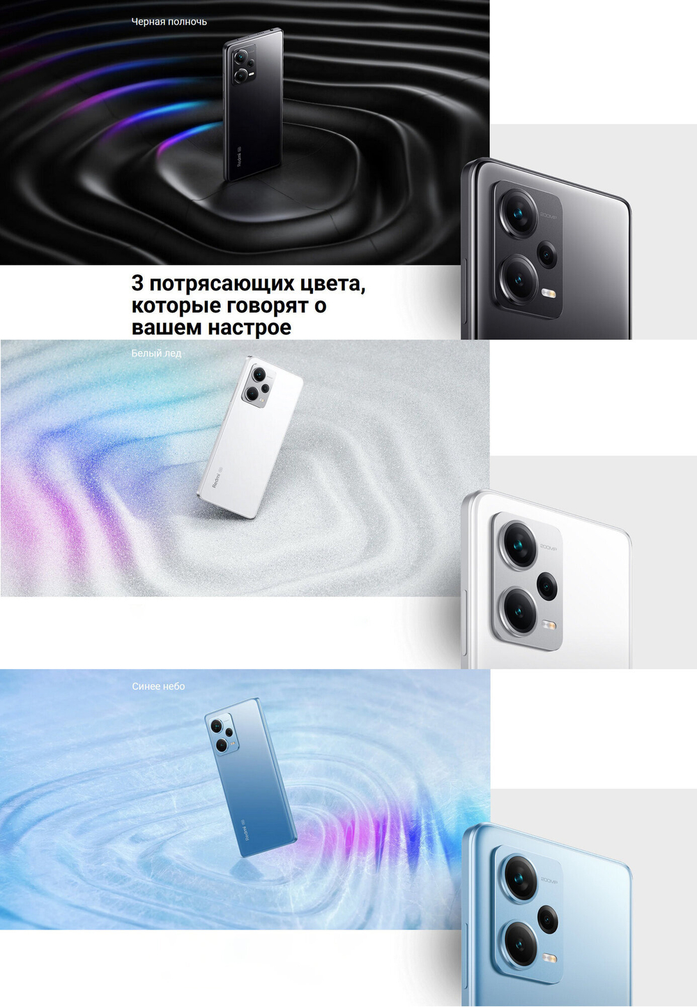 Смартфон Redmi Note 12 Pro Plus 5G 8/256 ГБ Global Version, Черный