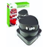 Набор из 3-х разъемных форм для запекания разной формы