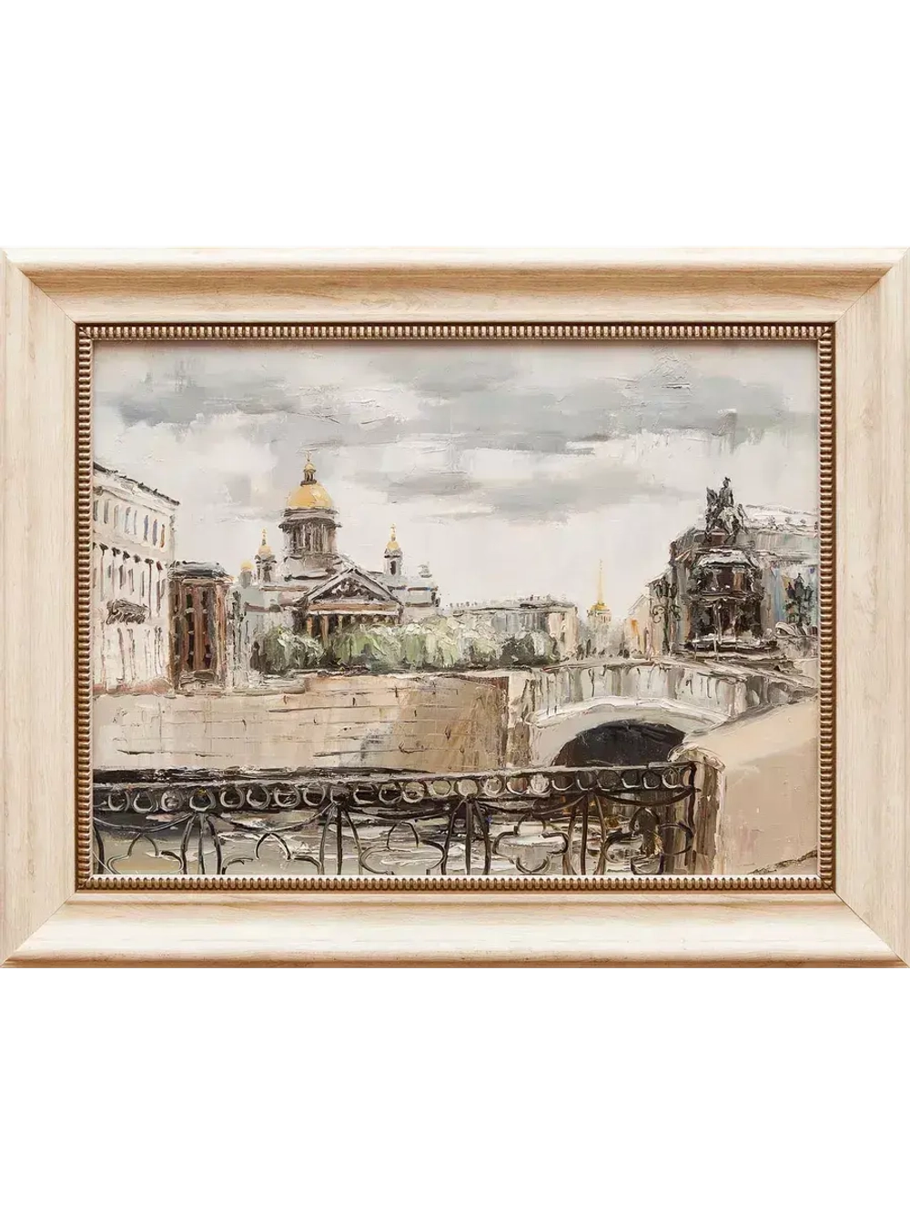 Картина маслом "Исаакиевский собор" Ларкина